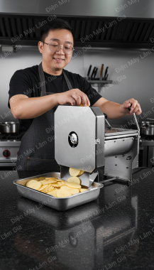 Máy thái lát rau củ HL01 Lâm Gia