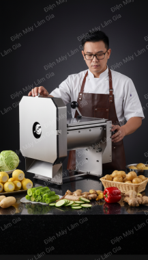 Máy thái lát rau củ HL01 Lâm Gia