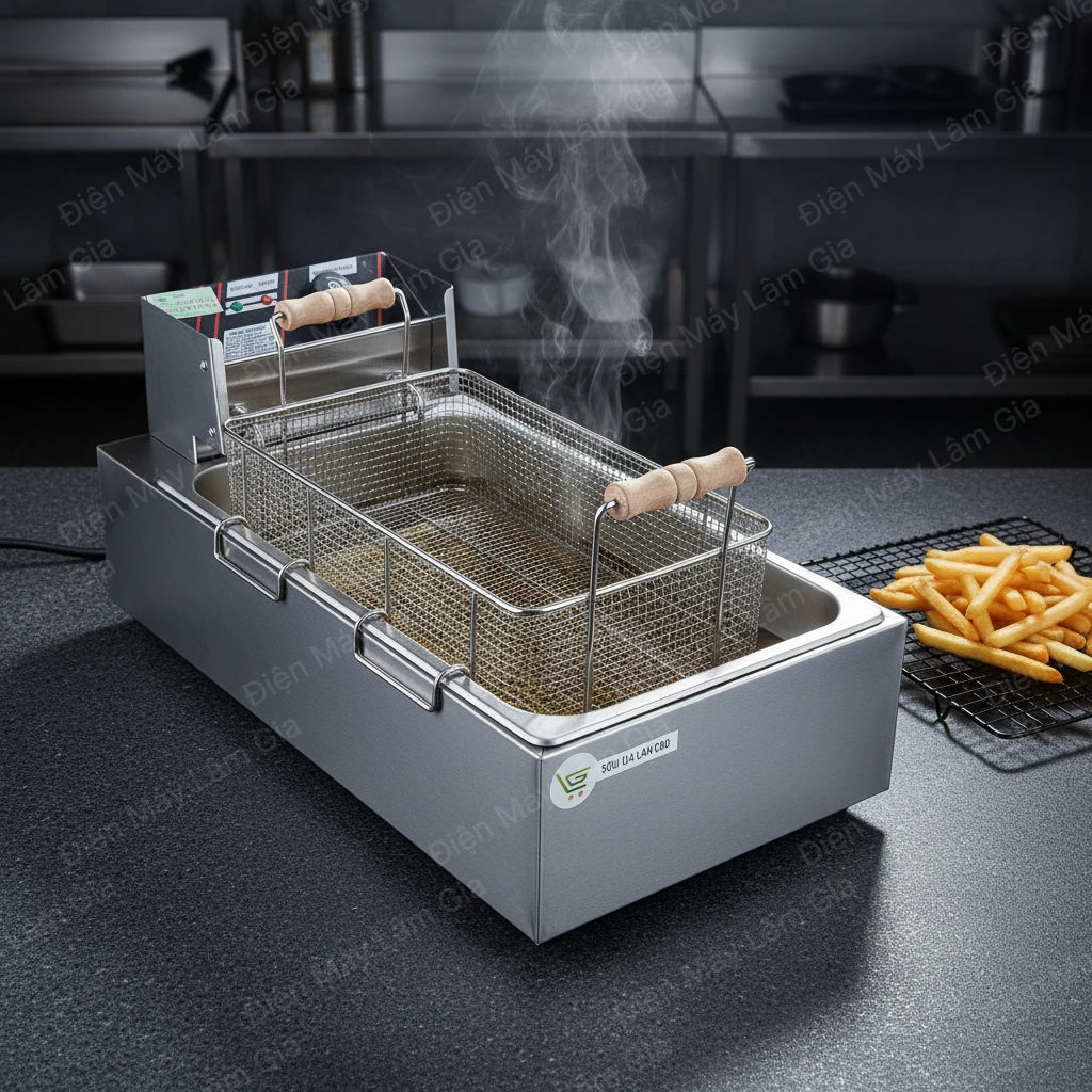 BẾP CHIÊN NHÚNG ĐIỆN 12 LÍT