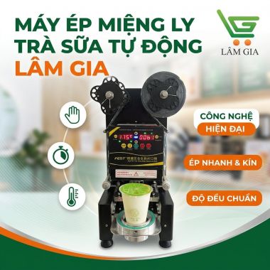 Máy dán miệng ly tự động FEST Lâm Gia