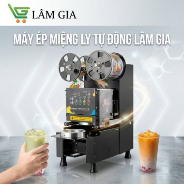 Máy dán miệng ly tự động FEST Lâm Gia