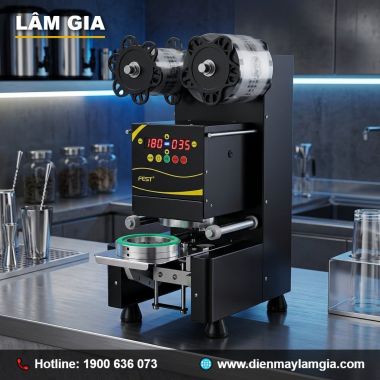Máy dán miệng ly tự động FEST Lâm Gia