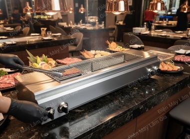 Bếp nướng thịt không khói 120 Lâm Gia