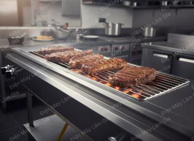 Bếp nướng thịt không khói 120 Lâm Gia