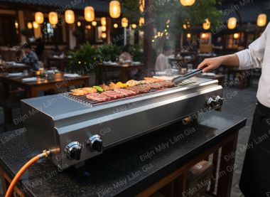 Bếp nướng thịt không khói 120 Lâm Gia