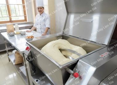 Máy Trộn Đa Năng 25L (2.2KW) – Giải Pháp Trộn Thực Phẩm, Bột Dẻo Siêu Tốc 25kg/Phút